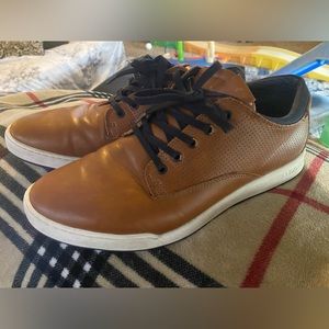 Aldo Men’s Leather Loafers Oxford Sneakers Shoes Casual 9.5